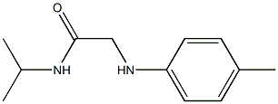 2-[(4-methylphenyl)amino]-N-(propan-2-yl)acetamide Struktur