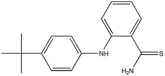 2-[(4-tert-butylphenyl)amino]benzene-1-carbothioamide Struktur