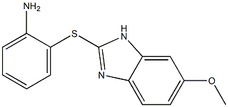 2-[(6-methoxy-1H-1,3-benzodiazol-2-yl)sulfanyl]aniline Struktur