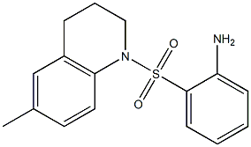 2-[(6-methyl-1,2,3,4-tetrahydroquinoline-1-)sulfonyl]aniline Struktur