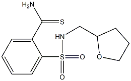 2-[(oxolan-2-ylmethyl)sulfamoyl]benzene-1-carbothioamide Struktur