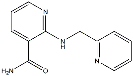 2-[(pyridin-2-ylmethyl)amino]pyridine-3-carboxamide Struktur