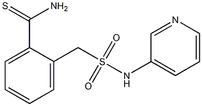 2-[(pyridin-3-ylsulfamoyl)methyl]benzene-1-carbothioamide Struktur