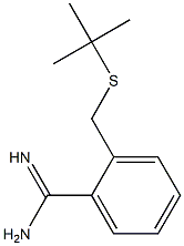 2-[(tert-butylsulfanyl)methyl]benzene-1-carboximidamide Struktur