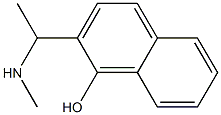 2-[1-(methylamino)ethyl]-1-naphthol Struktur