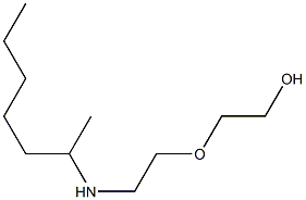 2-[2-(heptan-2-ylamino)ethoxy]ethan-1-ol Struktur