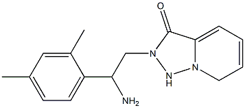 2-[2-amino-2-(2,4-dimethylphenyl)ethyl]-2H,3H-[1,2,4]triazolo[3,4-a]pyridin-3-one Struktur