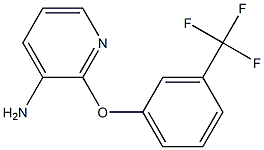 2-[3-(trifluoromethyl)phenoxy]pyridin-3-amine Struktur