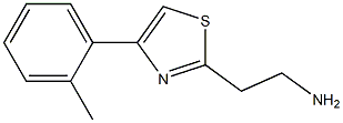 2-[4-(2-methylphenyl)-1,3-thiazol-2-yl]ethanamine Struktur