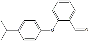 2-[4-(propan-2-yl)phenoxy]benzaldehyde Struktur