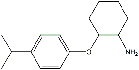 2-[4-(propan-2-yl)phenoxy]cyclohexan-1-amine Struktur