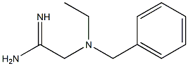 2-[benzyl(ethyl)amino]ethanimidamide Struktur