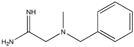 2-[benzyl(methyl)amino]ethanimidamide Struktur