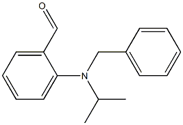 2-[benzyl(propan-2-yl)amino]benzaldehyde Struktur