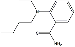 2-[butyl(ethyl)amino]benzene-1-carbothioamide Struktur