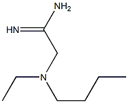 2-[butyl(ethyl)amino]ethanimidamide Struktur