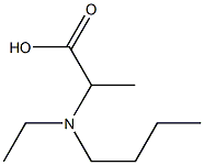 2-[butyl(ethyl)amino]propanoic acid Struktur