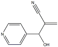 2-[hydroxy(pyridin-4-yl)methyl]prop-2-enenitrile Struktur