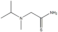 2-[isopropyl(methyl)amino]ethanethioamide Struktur