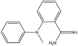 2-[methyl(phenyl)amino]benzene-1-carboximidamide Struktur