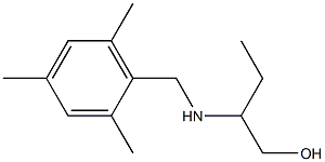 2-{[(2,4,6-trimethylphenyl)methyl]amino}butan-1-ol Struktur