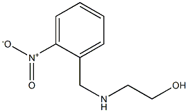 2-{[(2-nitrophenyl)methyl]amino}ethan-1-ol Struktur