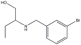 2-{[(3-bromophenyl)methyl]amino}butan-1-ol Struktur