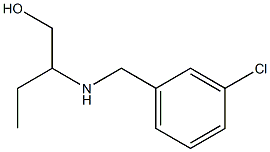 2-{[(3-chlorophenyl)methyl]amino}butan-1-ol Struktur