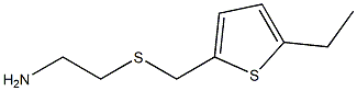 2-{[(5-ethylthien-2-yl)methyl]thio}ethanamine Struktur