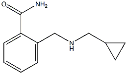 2-{[(cyclopropylmethyl)amino]methyl}benzamide Struktur