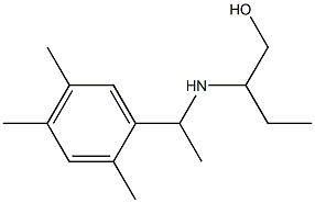 2-{[1-(2,4,5-trimethylphenyl)ethyl]amino}butan-1-ol Struktur