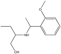 2-{[1-(2-methoxyphenyl)ethyl]amino}butan-1-ol Struktur