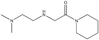 2-{[2-(dimethylamino)ethyl]amino}-1-(piperidin-1-yl)ethan-1-one Struktur