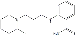 2-{[3-(2-methylpiperidin-1-yl)propyl]amino}benzene-1-carbothioamide Struktur