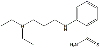 2-{[3-(diethylamino)propyl]amino}benzene-1-carbothioamide Struktur