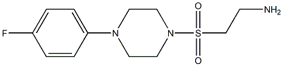 2-{[4-(4-fluorophenyl)piperazine-1-]sulfonyl}ethan-1-amine Struktur