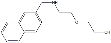 2-{2-[(naphthalen-2-ylmethyl)amino]ethoxy}ethan-1-ol Struktur