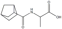 2-{bicyclo[2.2.1]heptan-2-ylformamido}propanoic acid Struktur