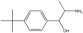 2-amino-1-(4-tert-butylphenyl)propan-1-ol Struktur