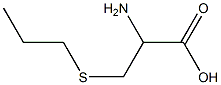 2-amino-3-(propylthio)propanoic acid Struktur