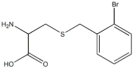 2-amino-3-[(2-bromobenzyl)thio]propanoic acid Struktur