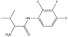 2-amino-3-methyl-N-(2,3,4-trifluorophenyl)butanamide Struktur