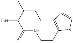 2-amino-3-methyl-N-(2-thien-2-ylethyl)pentanamide Struktur