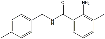 2-amino-3-methyl-N-(4-methylbenzyl)benzamide Struktur