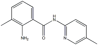 2-amino-3-methyl-N-(5-methylpyridin-2-yl)benzamide Struktur