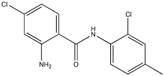 2-amino-4-chloro-N-(2-chloro-4-methylphenyl)benzamide Struktur