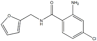 2-amino-4-chloro-N-(2-furylmethyl)benzamide Struktur