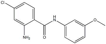 2-amino-4-chloro-N-(3-methoxyphenyl)benzamide Struktur