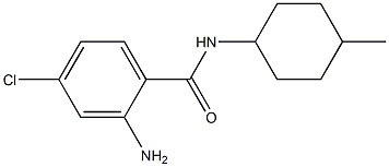 2-amino-4-chloro-N-(4-methylcyclohexyl)benzamide Struktur