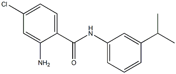 2-amino-4-chloro-N-[3-(propan-2-yl)phenyl]benzamide Struktur